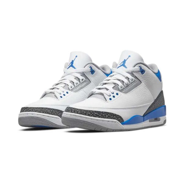 Baskets AJ 3 bleu racé – Image 2