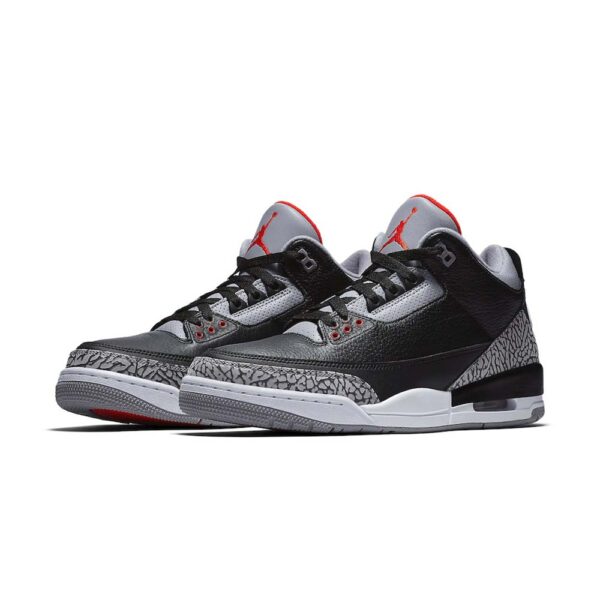 2018 Black Cement AJ 3 Retro OG – Image 2